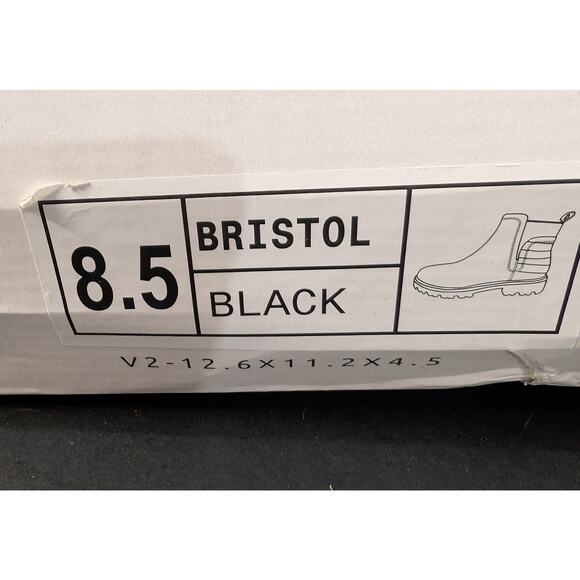 Signature by Journee Collection Bristol Black Chelsea  Boots Women’s 8.5 NWT - Picture 7 of 8